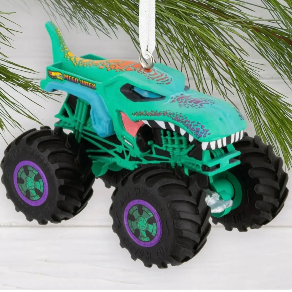 Hallmark Mattel Hot Wheels Monster Trucks “Mega-Wrex” Christmas Ornament (NWT)